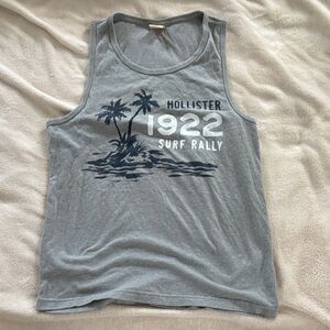 Men’s Hollister Gray Surf Rally Tank Top
Large, never worn